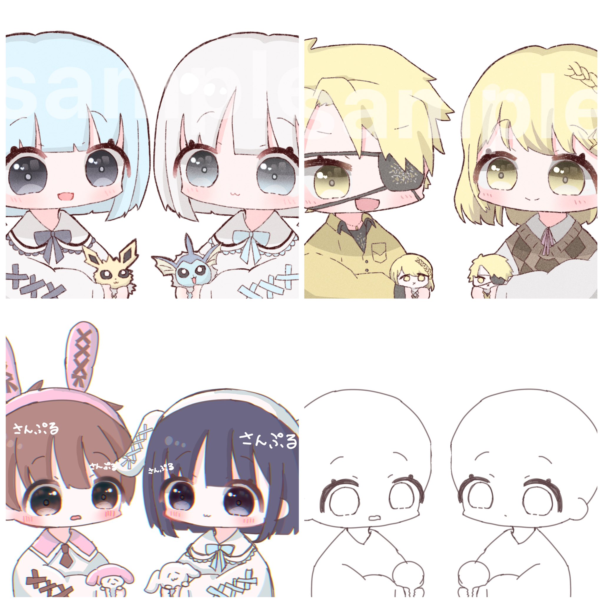 【受注生産品】 イラストオーダー お気軽に ペアアイコン アイコン依頼 絵画
