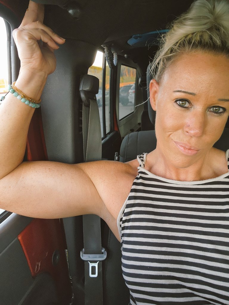 TxSecurityGal's tweet image. A little pre-workout fuel...