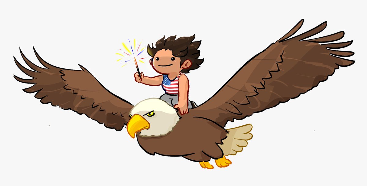 1boy male focus riding bird fireworks striped shirt shirt  illustration images