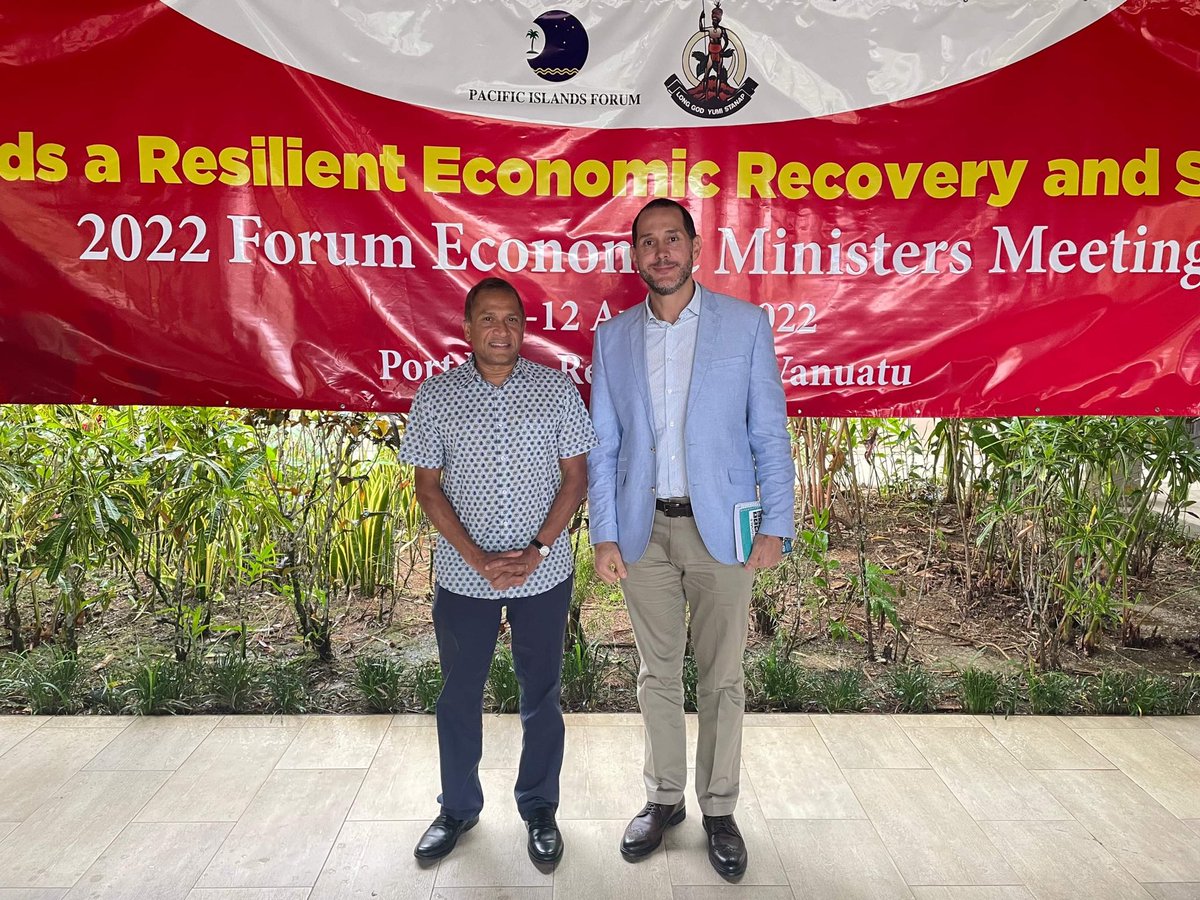 ILOPasifika's tweet photo. ILO was pleased to join the @UNinFJSITOTUVU at the #FEMM2022 & support the #2050 Strategy for the Blue Pacific Content & the Pacific Sustainable Development Cooperation Framework. https://t.co/G7McJSqFro