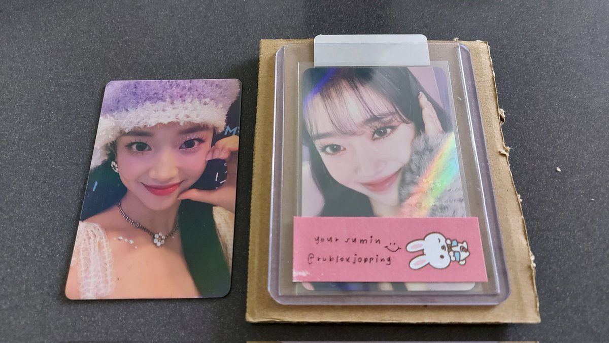 robloxjopping's tweet photo. received sumin withdrama and a very nice sumin freebie (holo pa!?!)
good packaging and arrived safely! thank you @youngdo_0 π₯³
#youngdofeedback https://t.co/7o1IQbtgko
