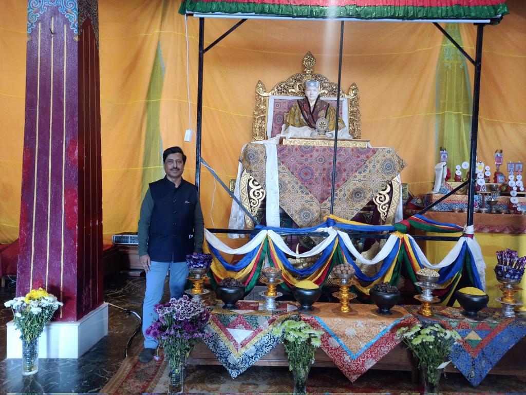 GR_Raghavender's tweet photo. #RumtekMonastery,#Gangtok was founded by #WangchukDorje, 9th #KarmapaLama in 16th century.Originally called #DharmaChakraCentre,it includes a beautiful shrine temple & a monastery for the monks.The shrine was established to spread the teachings of #Buddha throughout the world. https://t.co/cs3FO9xXY1