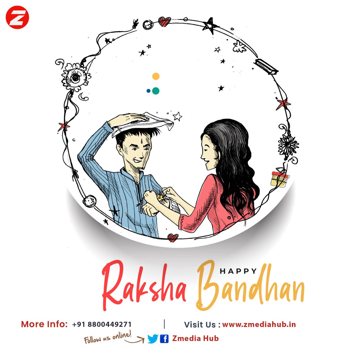 ZmediaHub's tweet photo. #HappyRakshaBandhan 
#happyrakshabandhan2022 https://t.co/tUtPajdlg9
