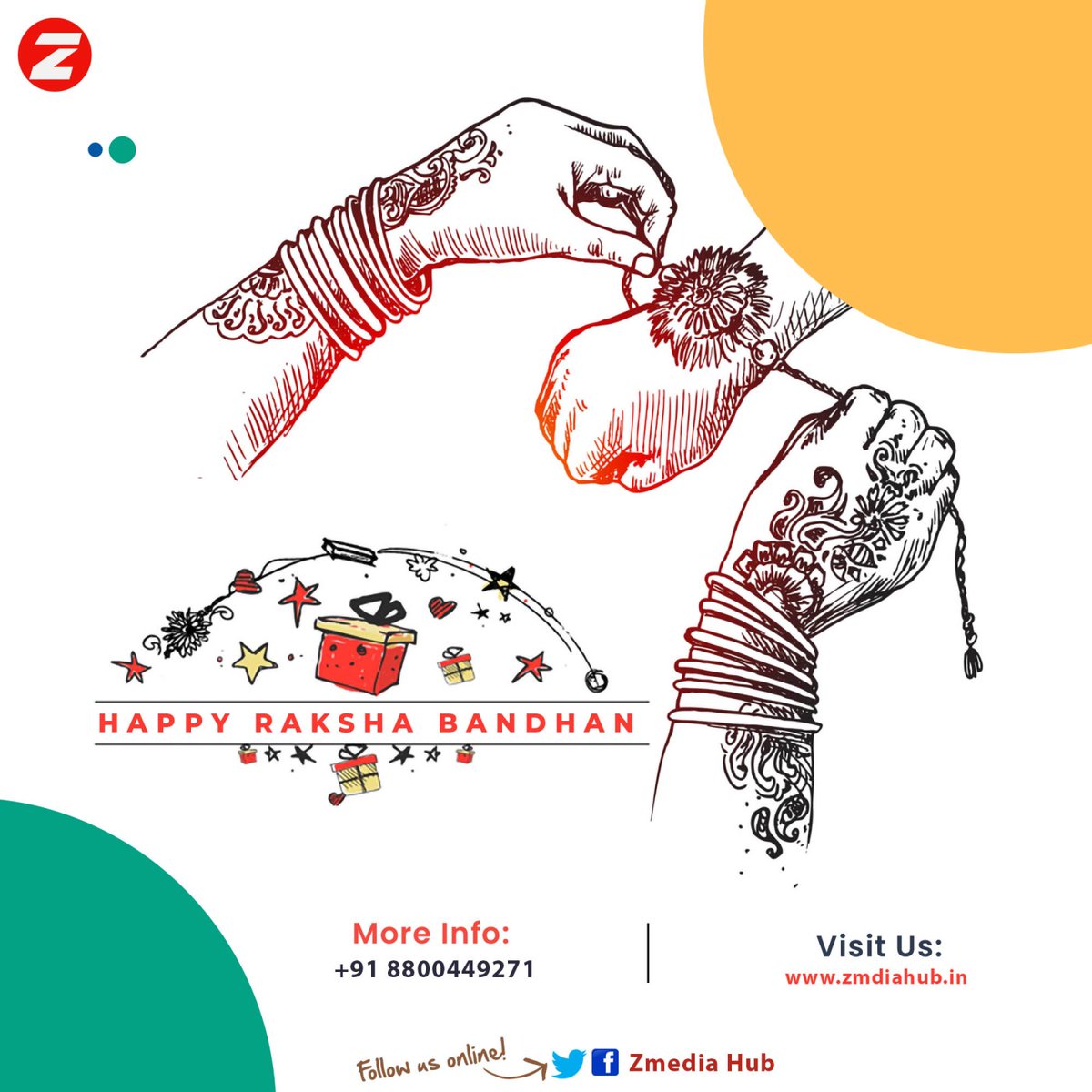 ZmediaHub's tweet photo. #HappyRakshaBandhan 
#happyrakshabandhan2022 https://t.co/tUtPajdlg9