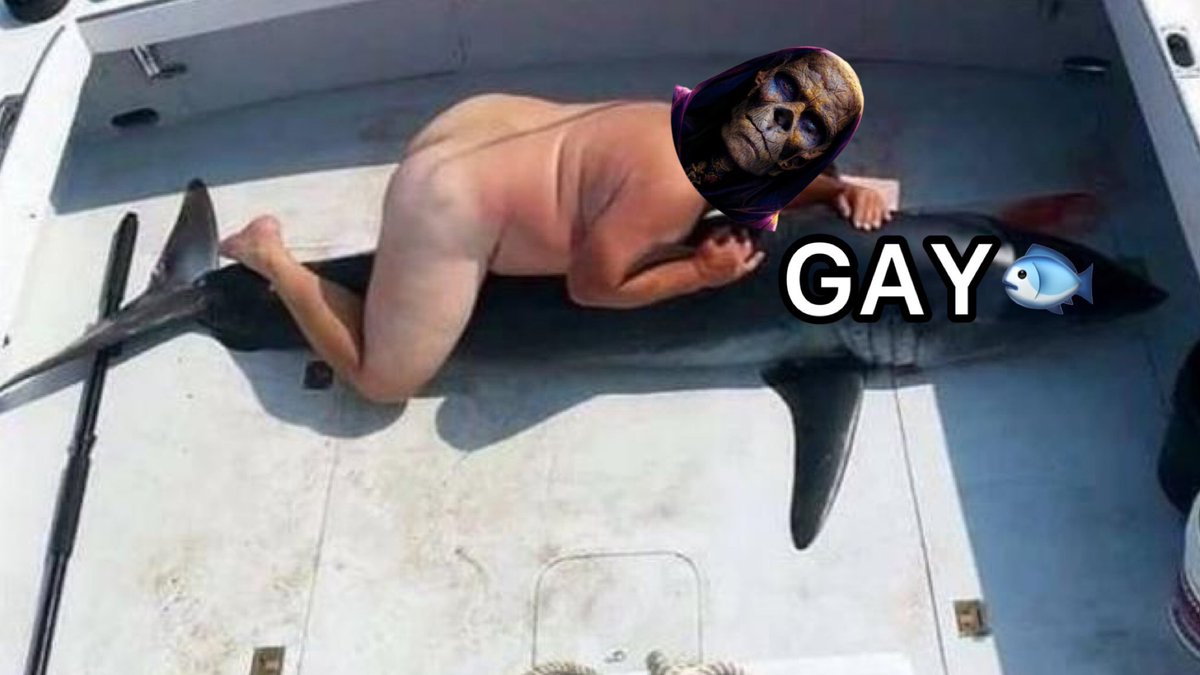 ShillTurner's tweet photo. @cryptoskullx Is fucking fish a federal crime? #GayFish https://t.co/qriARfKWqy