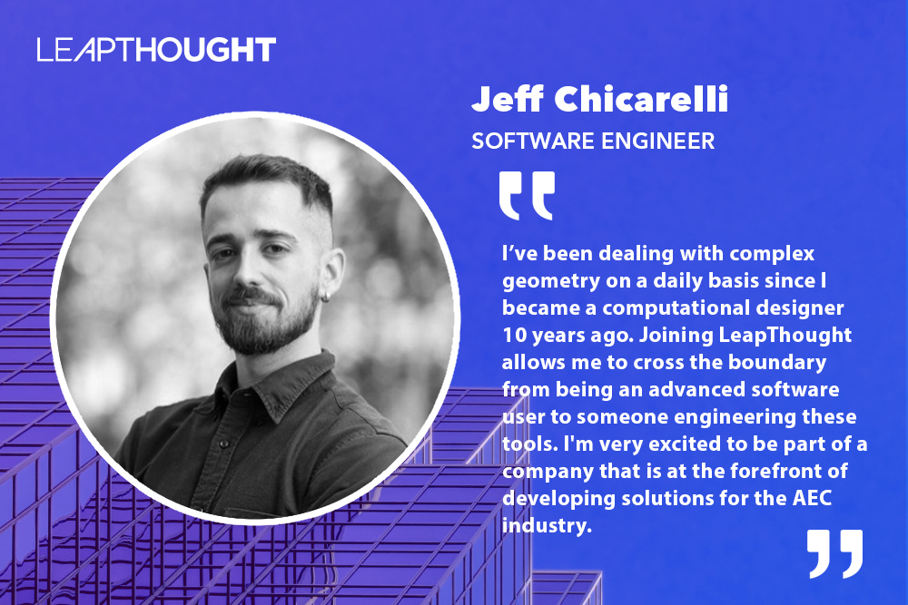 Say hi to Jeff Chicarelli, the newest addition to the LeapThought team! Jeff, who joins us as a Software Engineer, will work with our talented R&amp;D team in Brazil that specialises in computational engineering. 
#team #newhire #employeespotlight