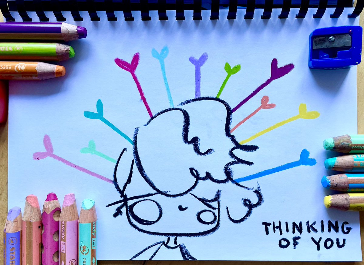 Gm friends &amp; doodle dudes 🌈☺️❤️