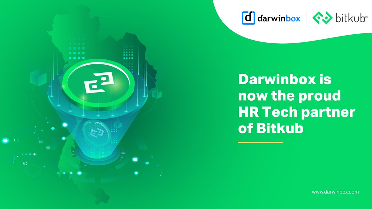thedarwinbox's tweet image. We are thrilled to be the #HRTechPartner for Bitkub. With our easy-to-use interface, Bitkub has securely bridged the gap between the employee and the org. They are digitizing their #PeopleProcesses and revolutionizing the way they deliver #HR services. Kudos to both teams.