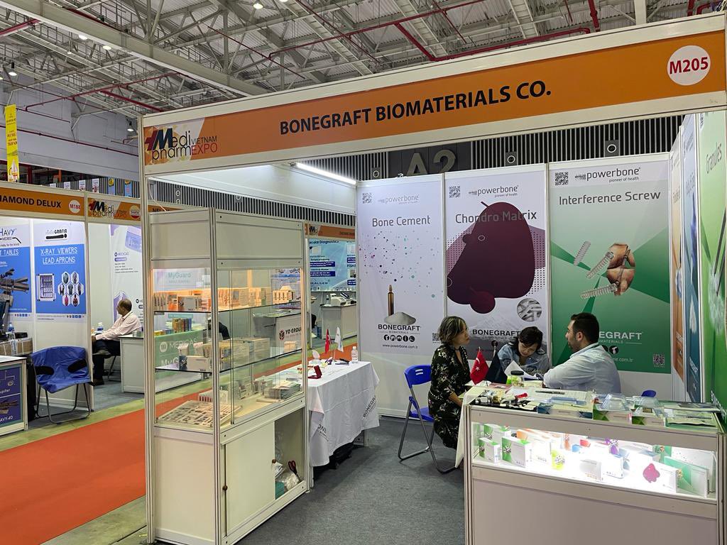 BonegraftBiomat's tweet photo. We are waiting for you at our booth Hall A2 M205 Vietnam MedipharmExpo 2022 #powerbone #granules #stick #flex #putty #gel #bonecement #vietnam #2022 #medipharmexpo  @BonegraftBiomat https://t.co/uIFgxc5O3e