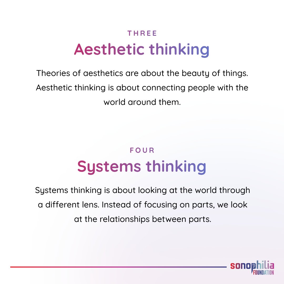 TheSonophilian's tweet photo. Creative thinking is a way of thinking that is not constrained by boundaries or norms.

It is the act of thinking outside the box and using creativity to find solutions to problems. It is a form of thinking that can be learned and practiced.

#sonophilia #creativethinking https://t.co/bv4SltfUdV