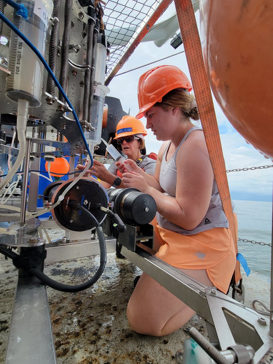 LabGso's tweet photo. @UnisenseDenmark benthic chamber lander sample recovery during #PE2304 @RSRobinsonG @SeaWayward #NicoleMucci @URIGSO #softmud @LUMCONscience https://t.co/pOw1M26iB3