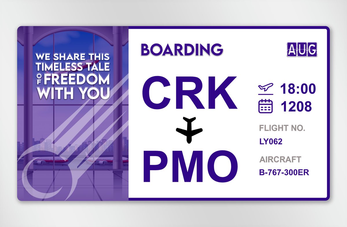 ͏͏

͏͏ ͏͏
͏͏                
          #RitzOfTheOrient       CAL
          LY062   —   RPLC  to  LICJ
          12 Aug ‘22 | 18:00 GMT+8
͏͏

͏͏ ͏͏
͏͏