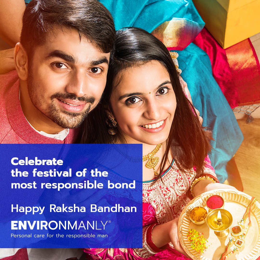 environmanly's tweet photo. For all the #siblings out there, it’s time to make this #RakshaBandhan more special and responsible for your brother!
Gift him happiness! Visit: https://t.co/fgSJvfpCD2
Happy Raksha Bandhan! 😊
#Environmanly #BeEnvironmanly #ResponsibleMan #PersonalCare https://t.co/w4dSXGNr6e