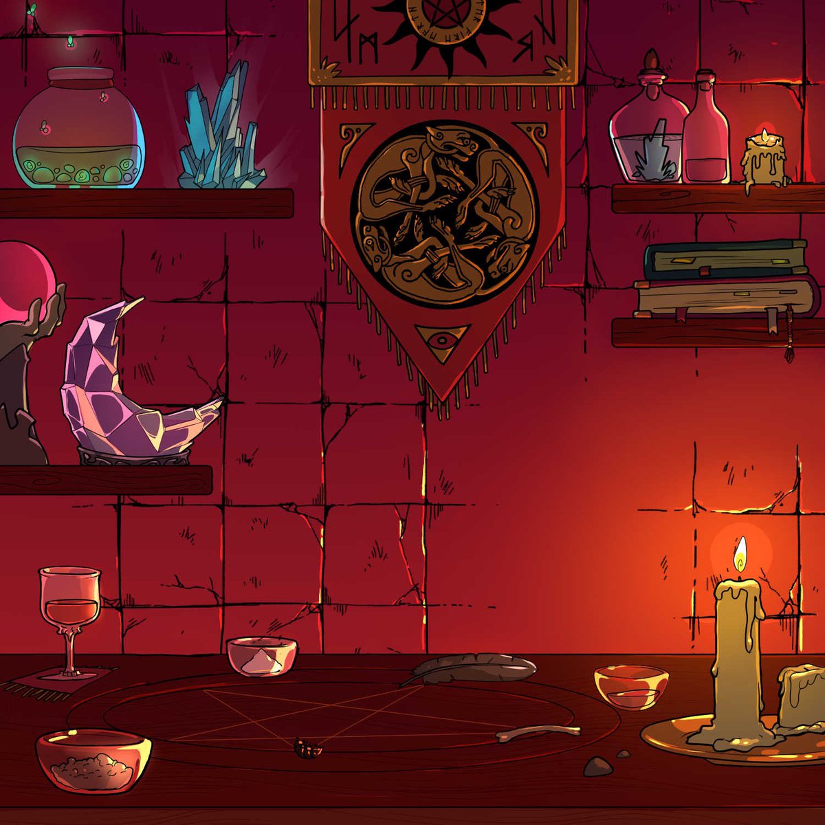 The Ritual Altar is a place of supernatural power which the Mystics use to practice their sorcery 🕰