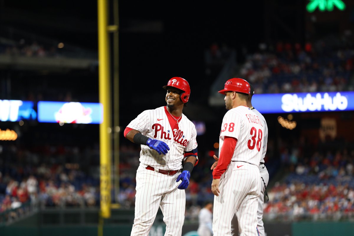 MLB's tweet photo. The @Phillies offense is relentless. https://t.co/ulMyEOmecH