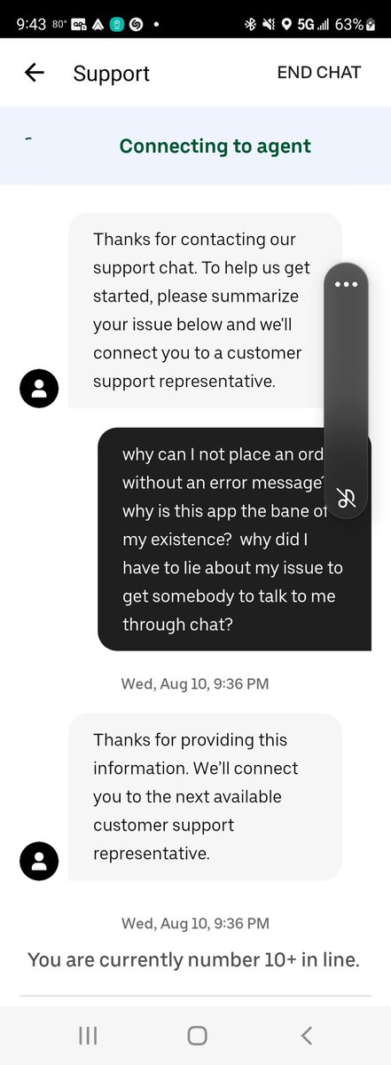 JarkMackson's tweet photo. @UberEats why is this always the case? https://t.co/Yc8gEcsLzs