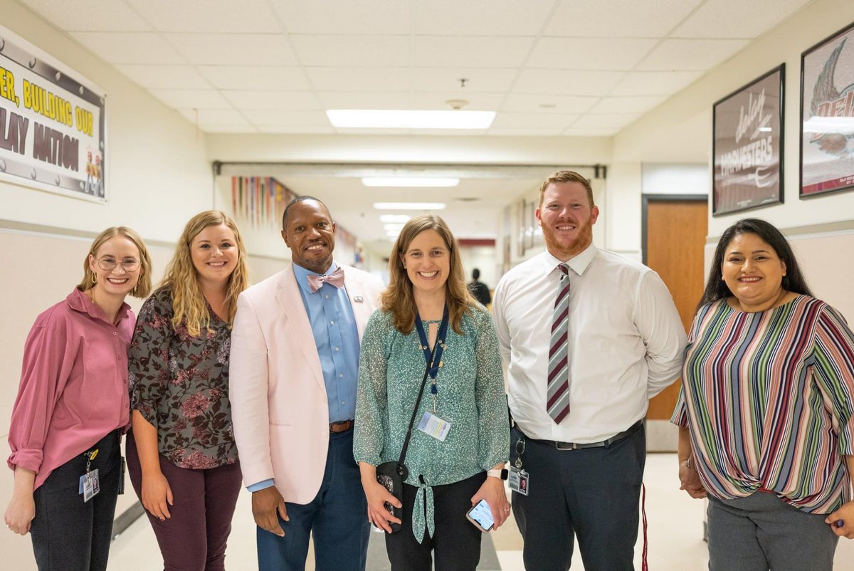 Had a great first day of school <a href="/DeLayMS/">DeLay Middle School</a>! This year looked a little different out of the classroom, but I’m super thankful for these people who work hard and pour into students so well! #itsgotime