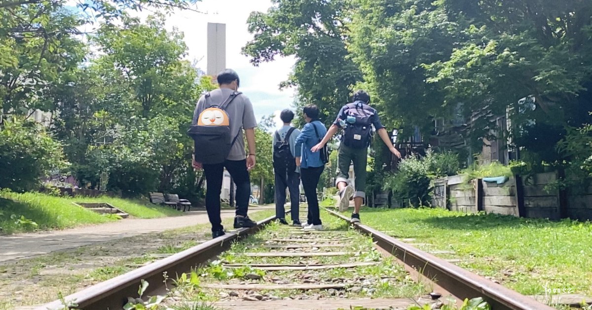 おとこのこが 4にん
せんろのうえを あるいている･･･
ぼくも もう いかなきゃ!
(ポケットモンスター 赤・緑より)

📍手宮線跡地
#ARofTheDay
#GOsnapshot
#PokemonGO
#PokemonGOFest2022
#ポケモンGO