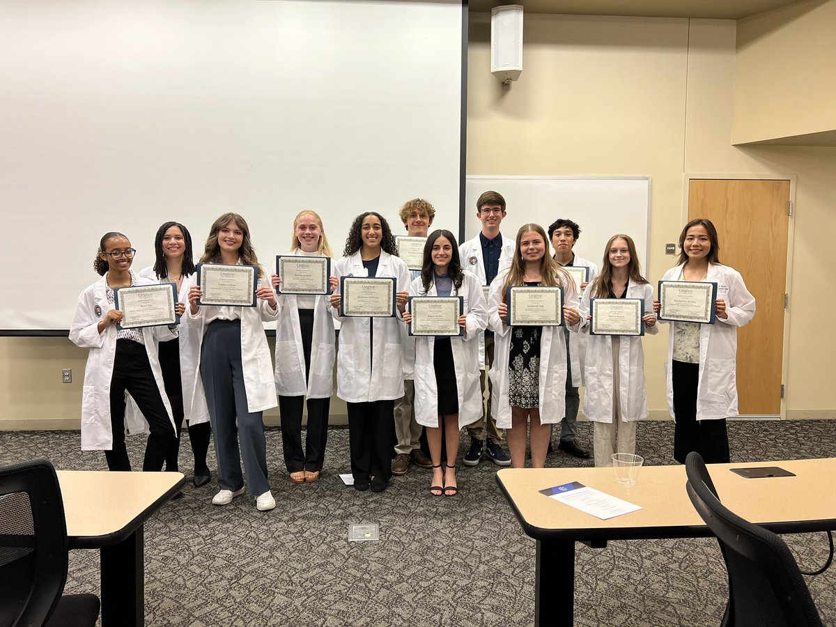 Central Creighton 2022 Haddix STEM Corridor Program Scholars. Congrats!!!!