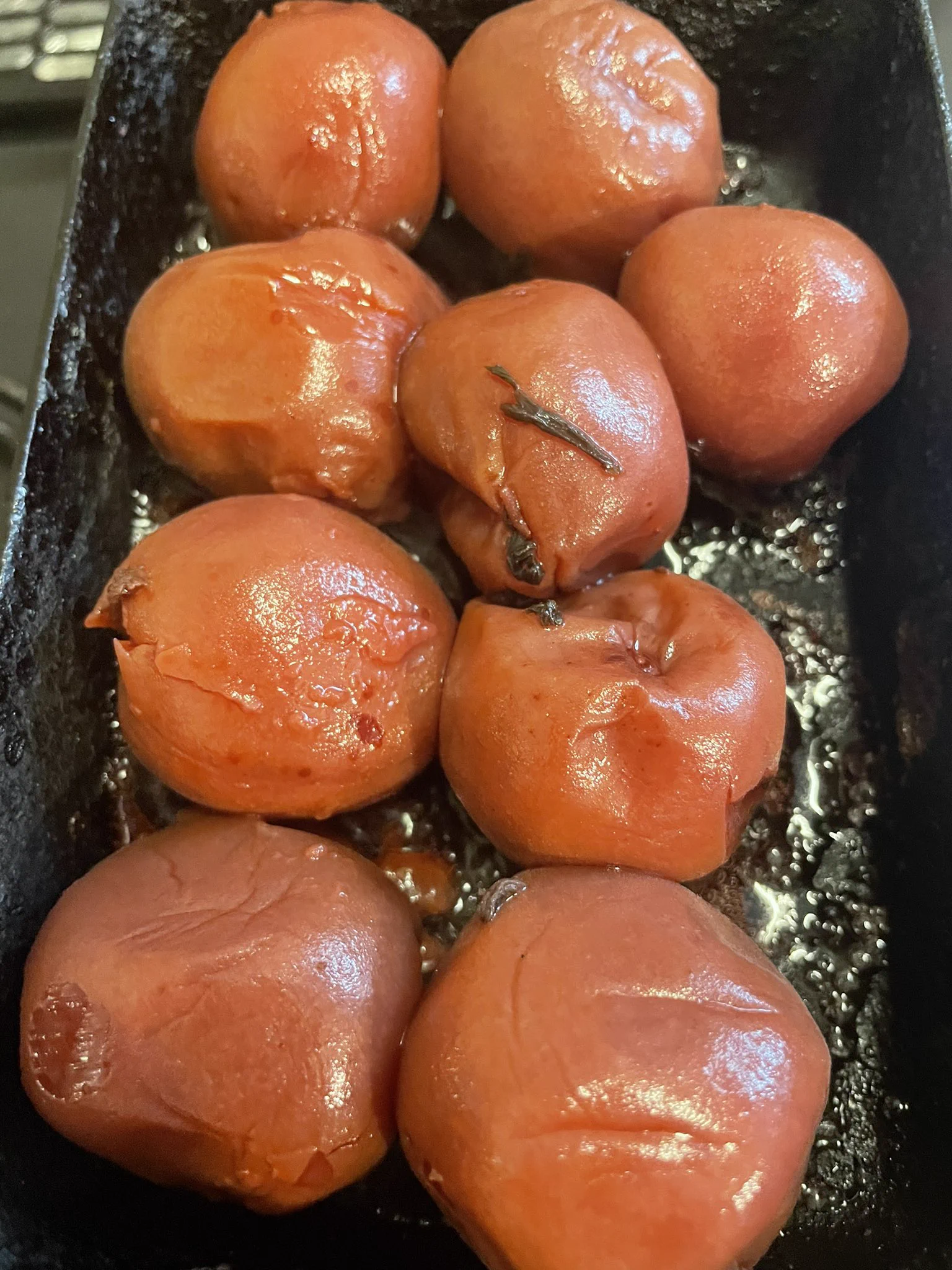 ちょっと焼き梅作ってみよう( ･́∀･̀)ﾍﾍﾍ  