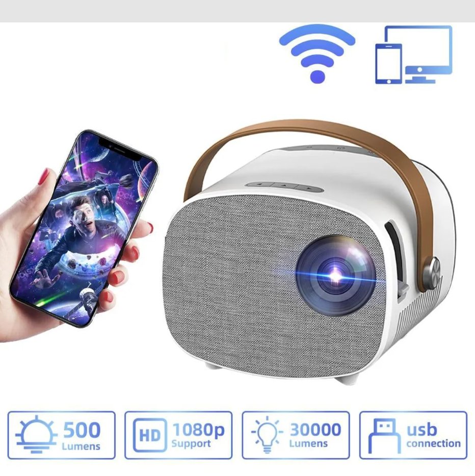 airappi_app's tweet photo. Projetor LED portátil para casa💥🎥
Desfrute dos seus filmes favoritos em alta qualidade, com um design elegante e compacto, perfeito para levar para qualquer lugar.
✅ Entradas HDMI, USB, MicroSD e Auxiliares
✅ Alto-falantes embutidos de alta qualidade
✅ Tipo de tela: LCD
🛒👇 https://t.co/8IH4kTU0f8