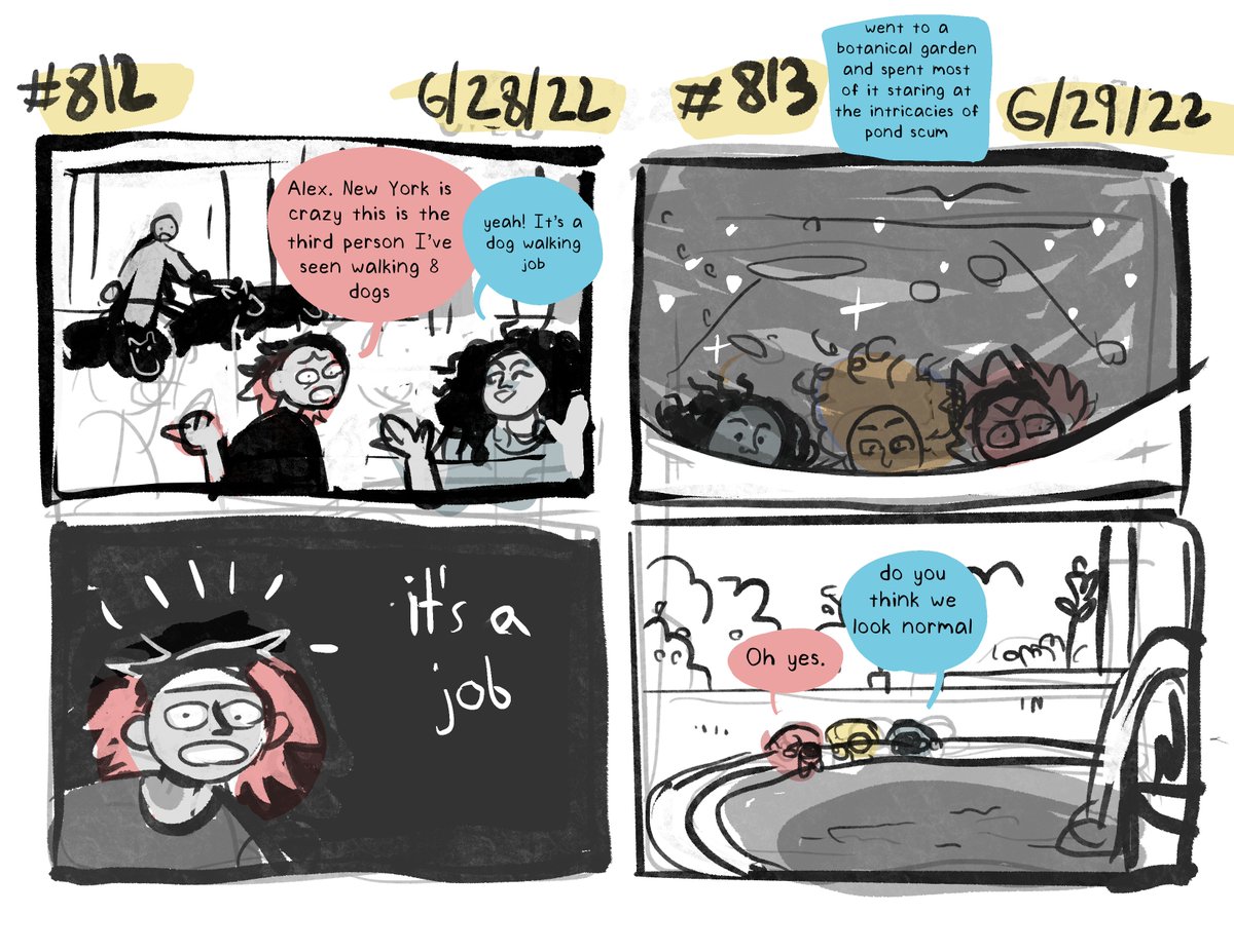 daylies... dailes... my daily comix....!!!!!! im extremely behind but babes, im still going