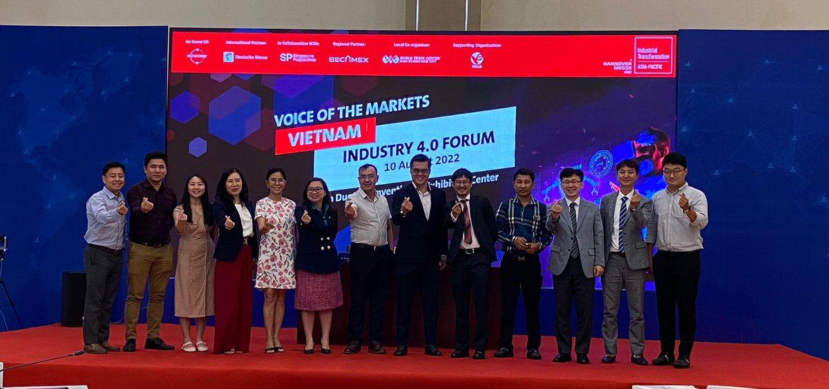 We have concluded our Industry 4.0 Forum: Expediting Vietnam's Manufacturing Ecosystem with I4.0 Solutions! 
. 
Missed this session? Discover more on Industry 4.0 and its impact on your business' sustainability at ITAP 2022 in October.
.
REGISTER NOW: bit.ly/3S1UM5V