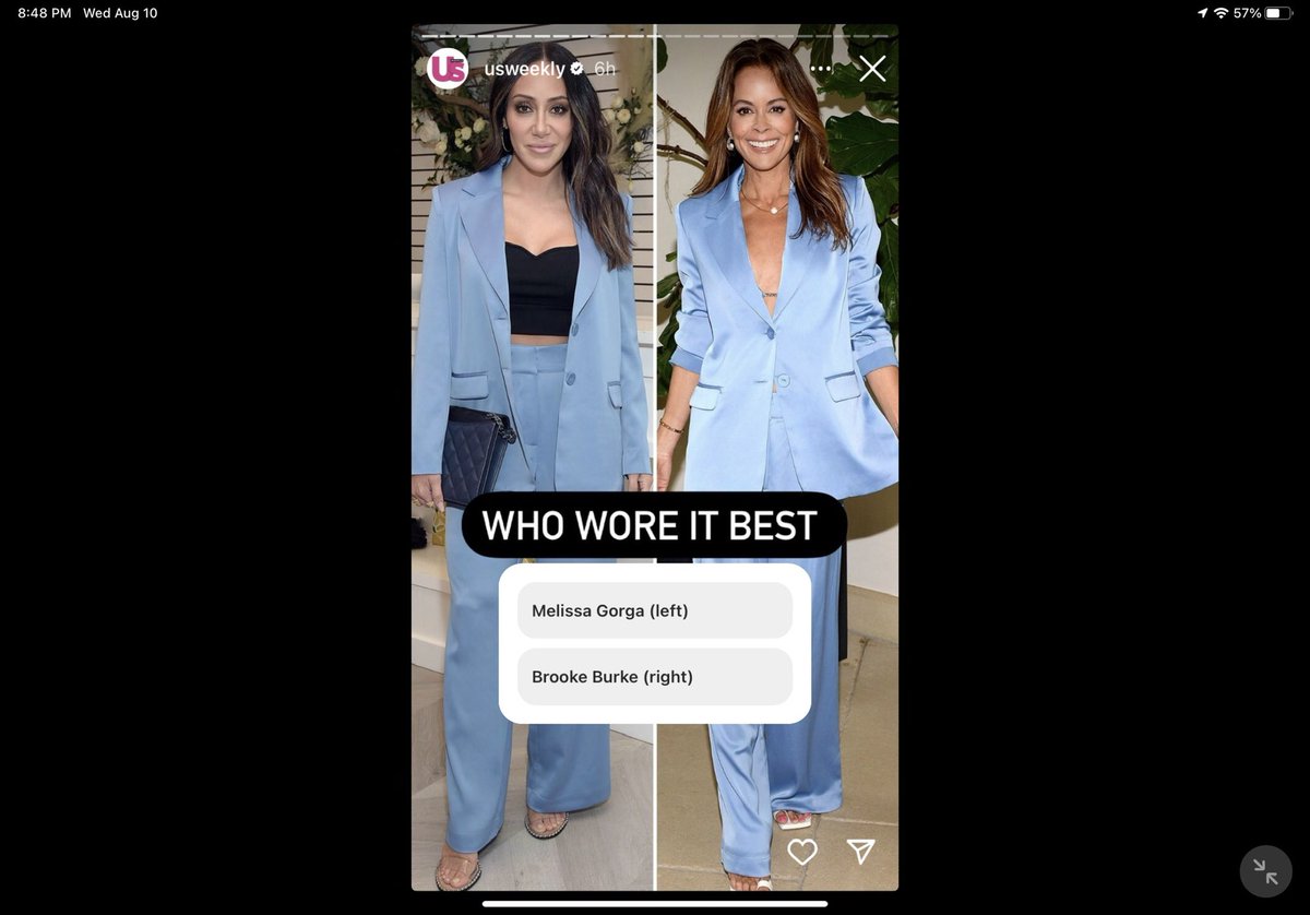 AngCJohnson's tweet photo. Ok … let’s talk. I love Pop Trivia. And I love fashion. But why do we pit one woman over another? Both are beautiful. And I do not want to answer Who Wore it Better. It’s no longer appropriate. Let’s support all women and advocate for one another. @USWeekly #GirlsRule https://t.co/UhOU1746Oz