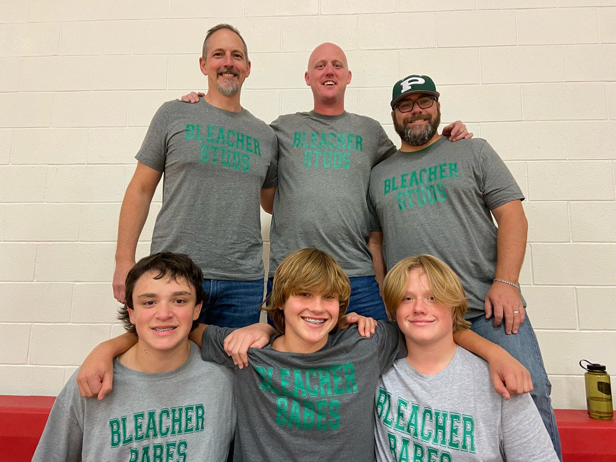 prospervb's tweet photo. Last night our freshmen teams played for their good friend, Blake Marsh, who was recently diagnosed with Leukemia. They wore orange and red ribbons in support. Blake (pictured bottom left) led the “Bleacher Babes” last year at Reynolds MS. 

WE LOVE YOU, BLAKE! #BlakeStrong https://t.co/sAKyq1enA9