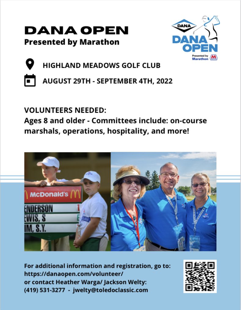 SteveSwaggerty's tweet photo. Any @NVHSWildcats and @southviewcougar looking to serve others (prior to applying to NHS…wink, wink, nudge, nudge), the @danaopenlpga is looking for student volunteers. All proceeds from the biggest sporting event in our area come back to local charitable organizations. https://t.co/qU0cb7kWxM