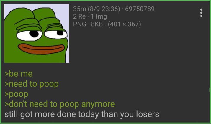Greentext Poster tweet media