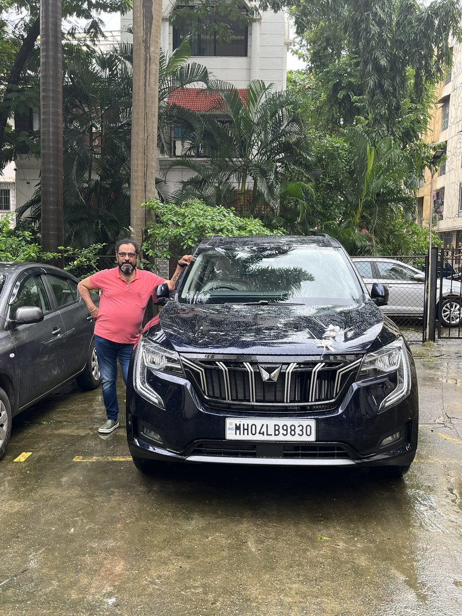 lavinshetty's tweet photo. #XUV700 #AnandMahindra  Got  the delivery yesterday after a 10 month wait. The drive experience was worth every minute of the wait. Fantastic vehicle https://t.co/d7A06DshRg