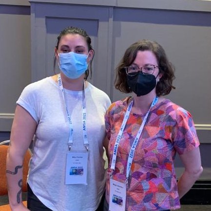 Megan Saunders (@saunders_meg) on Twitter photo Celebrating Australia's first scientists <a href="/AMSAconf/">AMSA-NSMSS 2024 Conference</a> #amsa22, here with <a href="/miburose/">Mibu Fischer</a>, and wearing #memade #warlukurlangu 'Bush Potato Dreaming' shirt. I have so much to learn and am excited for opportunities to co-design research in future. Celebrating Australia's first scientists <a href="/AMSAconf/">AMSA-NSMSS 2024 Conference</a> #amsa22, here with <a href="/miburose/">Mibu Fischer</a>, and wearing #memade #warlukurlangu 'Bush Potato Dreaming' shirt. I have so much to learn and am excited for opportunities to co-design research in future.