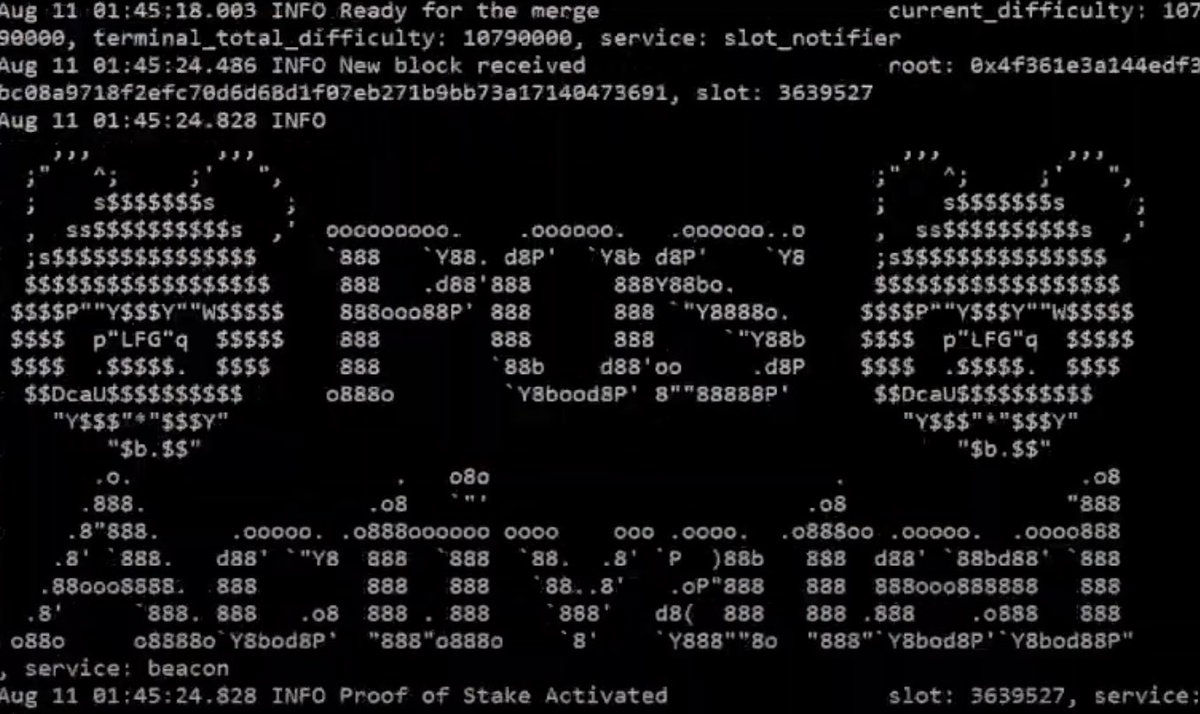Goerli Testnet Merge is now live on Proof of Stake and was confirmed  successful! Up next: The Ethereum Mainnet Merge!!! The Merge is coming 🔜🐼