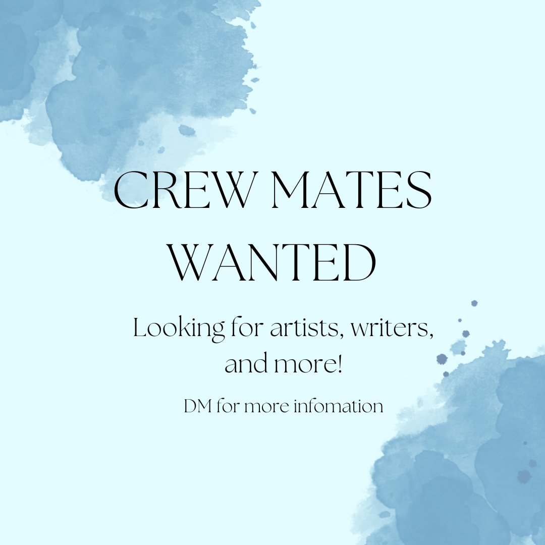 baker_crew's tweet photo. It's official! We are searching and scouting for artists, writers, voice actors, and more to come and join our crew! Please share with anyone looking for a sweet sweet gig! #AdventuresoftheSSBaker #JointheCrew https://t.co/I0YRt0OQr1