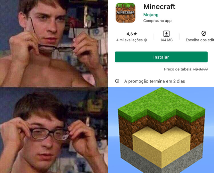MineFora's tweet photo. Quando tinha 9 anos e pesquisava minecraft gratis https://t.co/7VMfX1jJ9G