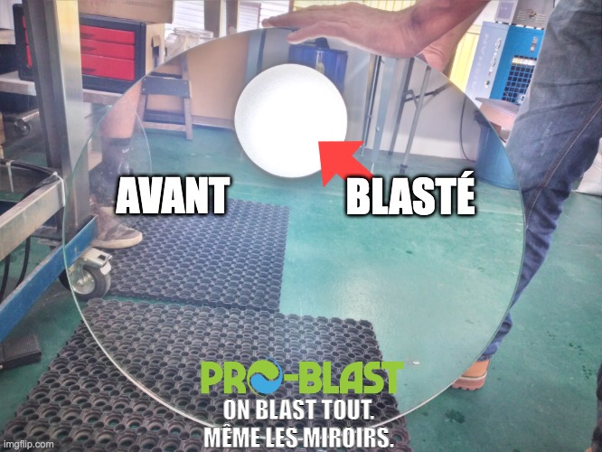 TUPATEAM's tweet photo. .🇵🇫Blaster un miroir? Capable (nous MP via FB/IG ou à info@problast.pf)
.🇺🇸Wet blasting a mirror? Can do (pop us a DM on FB/IG or info@problast.pf)
#problast #tahiti #decapage #sablage #sanding #vaporblasting #wetblasting #powdercoating #thermolaquage
#onblasttoutsauftaMère #stm https://t.co/g9vdGbPCX1