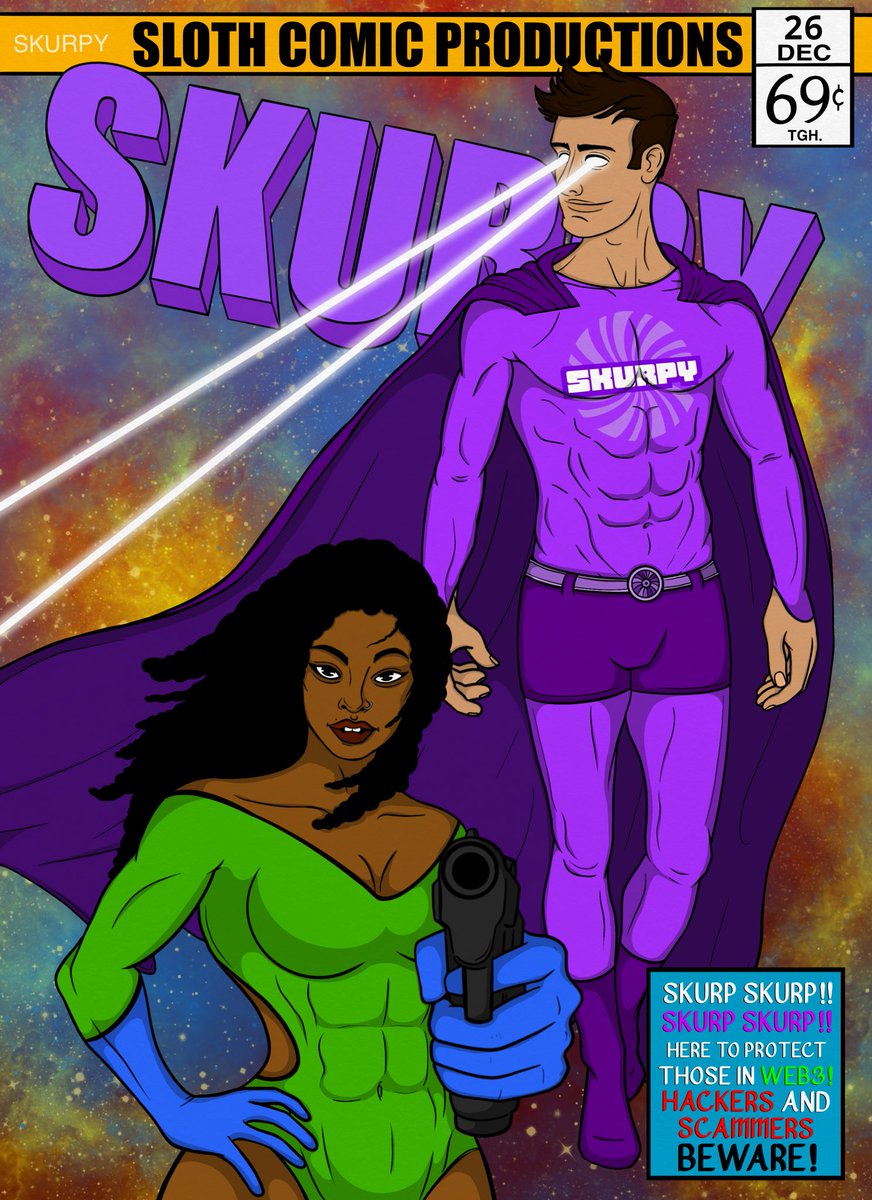 As many of you know I am a huge fan of <a href="/SkurpySocial/">Skurpy</a> and of course the man himself @SkurpyCEO! You inspire me every SINGLE day and I literally woke up a few nights ago and decided to draw this 1/1 for you! Much love Timmy!!!! #NFTCommunity #NFTartist