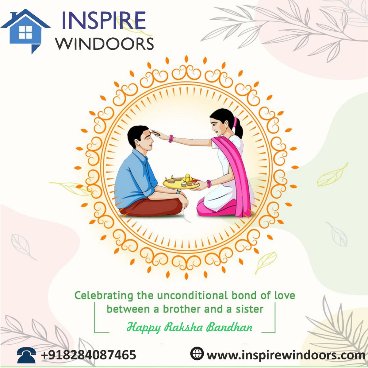 InspireWindoors's tweet photo. Happy Raksha Bandhan, may all of you feel the power of God's protection and blessings from heaven today and always. We wish you all love, luck, joy, and good health.

#rakhsabandhan #rakhi2022 #RakshaBandhan https://t.co/jB3KMEvagQ