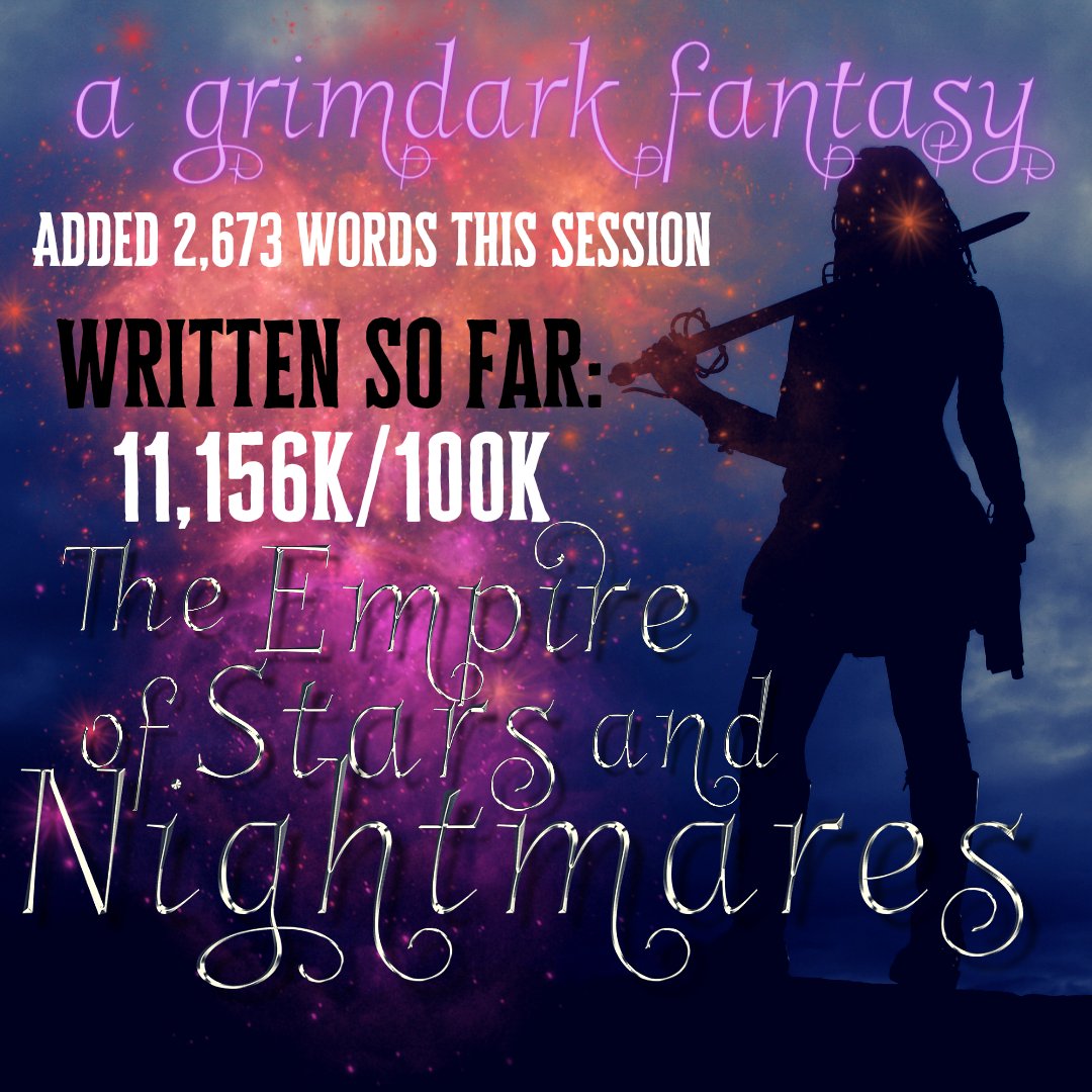 Taylorwrites84's tweet photo. #WIP word count update! #wordcount #grimdarkfantasy #TEOSAN #WritingCommunity https://t.co/VYQW4yvUCh