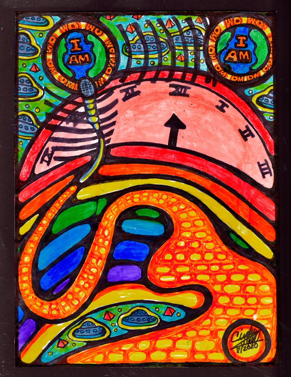 CindyZweibel's tweet photo. Title: The Spiritual Path
Copyright © 2020Cindy Zweibel. #DrawingOfTheDay. #CZPOP #CindyZweibel.           Follow for Launch of NFT Collection https://t.co/k2gH4DlYMa