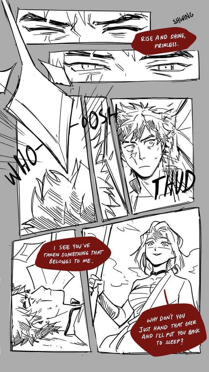 lil comic for my Genshin OCs 