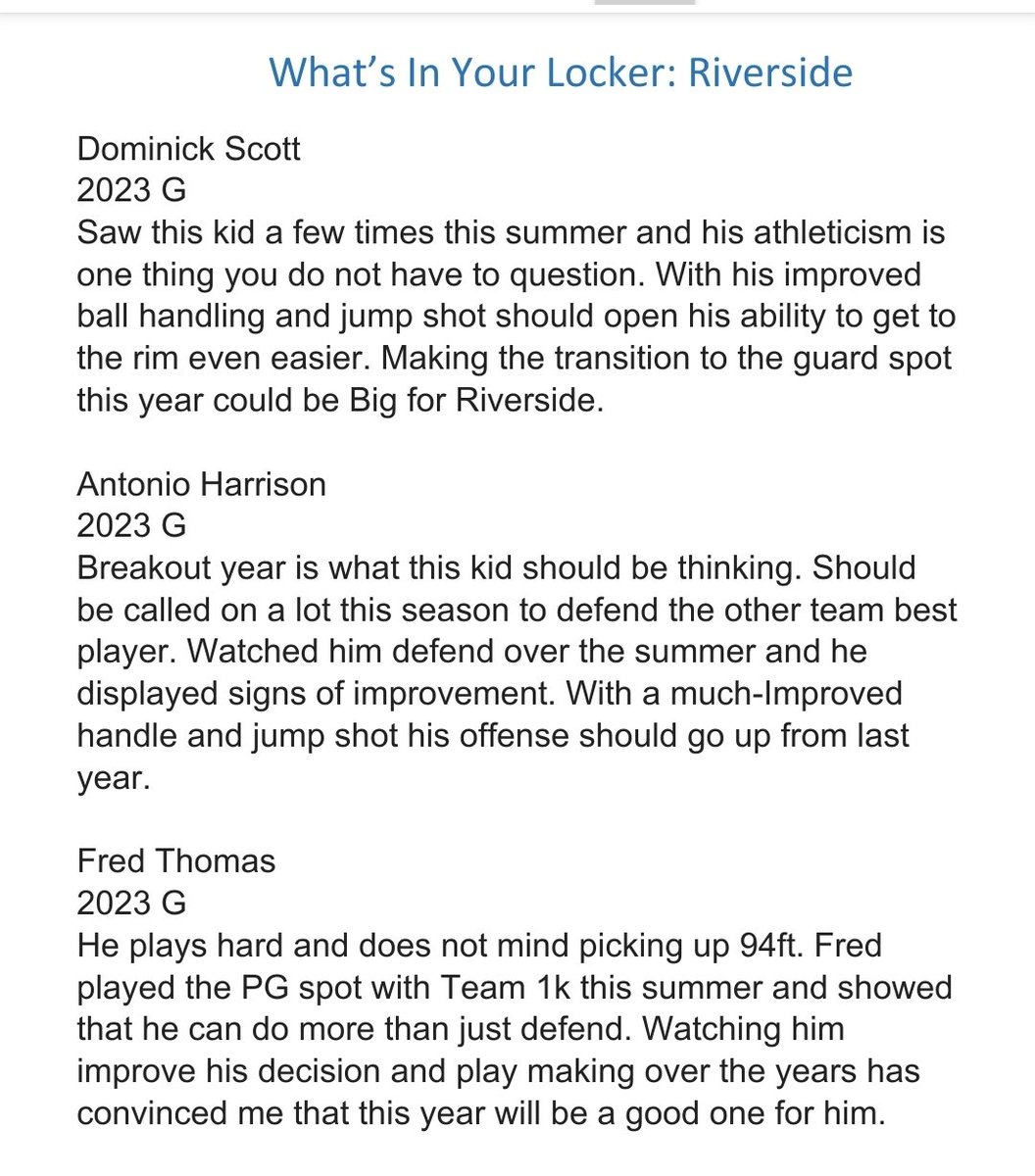 What's in Your Locker Riverside Edition!