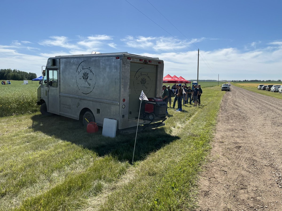 Great info, great convos and great food today at the <a href="/BASFAgSolutions/">BASF Agricultural Solutions Canada</a> Infield Innovation Tours today at our 7 variety replicated DST site. See InVigorResults.ca after harvest for results. Thanks <a href="/TaylorIwasiuk/">Taylor Iwasiuk</a>, <a href="/HaydenTremblay8/">Hayden Tremblay</a>, <a href="/LoganSnow09/">Logan Snow</a> and <a href="/gabertccc/">Keith Gabert</a>!
