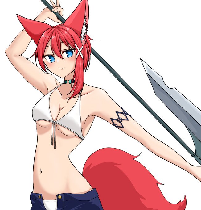 #水着 #オリジナル
伏見杏香は戦える 