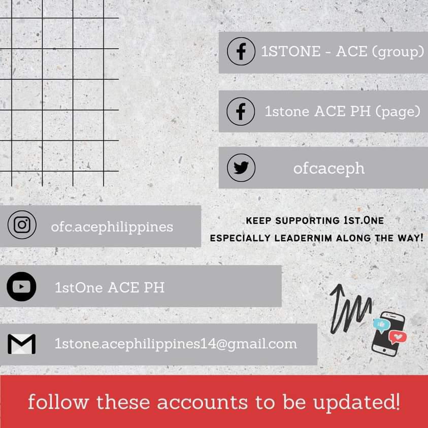theaceacebabies's tweet photo. Good day, ForOne and ACEs! This is 1stOne ACE PH, the pioneer fanbase dedicated to Val John Librea aka @1stoneofc_ace. Kindly follow our social media accounts to be updated as well as of 1stOne and leadernim's. ♥️

@1stoneOfficial #1stOne #1stOne_ACE https://t.co/fTKYBzfMd0