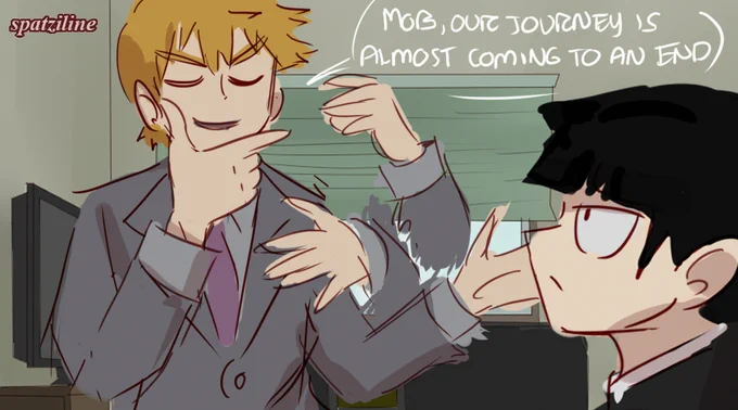 Sensei Curse. I'm sorry it's inevitable, Reigen... #mobpsycho100 #mobpsycho #reigenarataka 