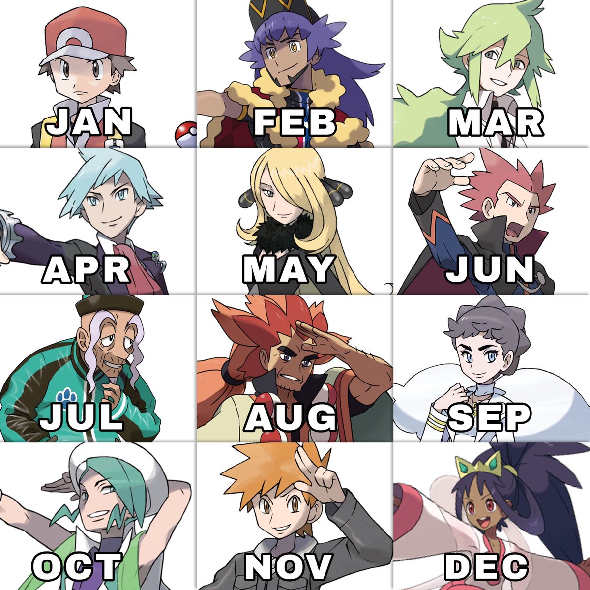 Touya! ☆ on X: Your birth month determines which mainline Pokemon game you  have to play:  / X