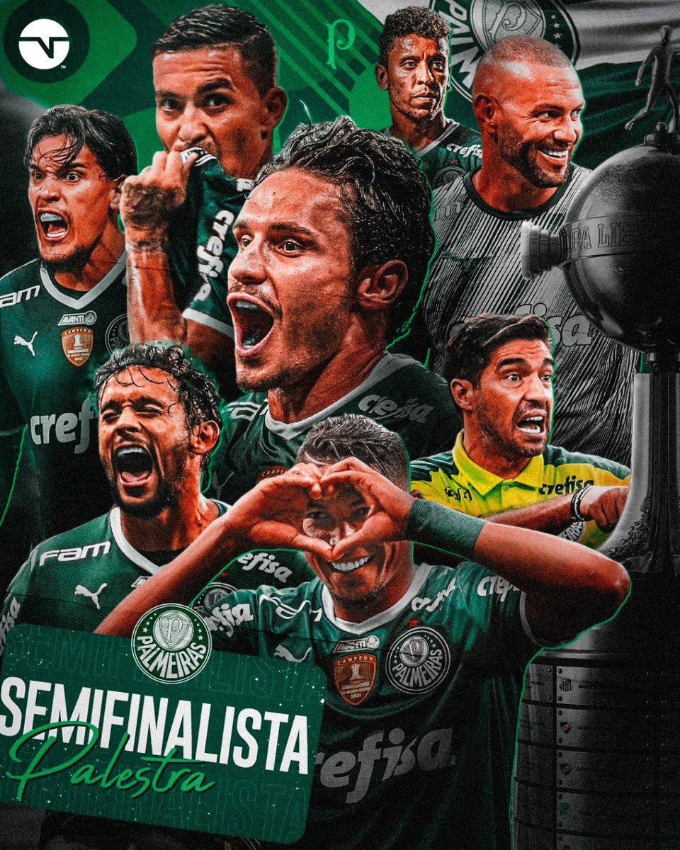 TNTSportsBR's tweet image. A SOCIEDADE ESPORTIVA PALMEIRAS NUNCA DESISTE! ⚪🟢 O Verdão teve 9 EM CAMPO e é SEMIFINALISTA da #Libertadores2022!!!