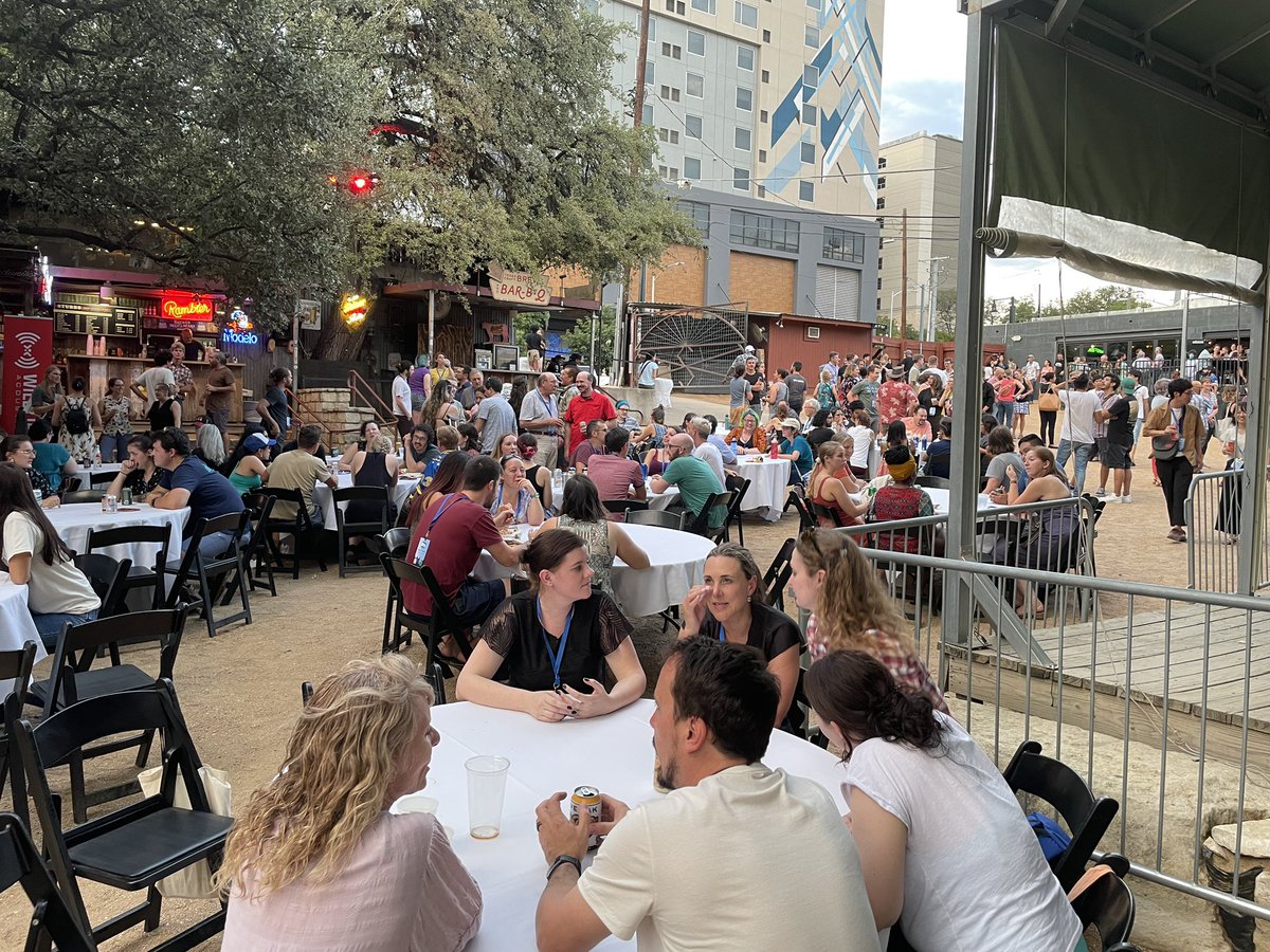 batgrrl's tweet image. Bat researchers “hanging out” with some Texas barbecue. So much love! Sadly my talk is tomorrow morning so I’m calling it an early night. Thanks @WildlifeAcoust! #irbc2022
